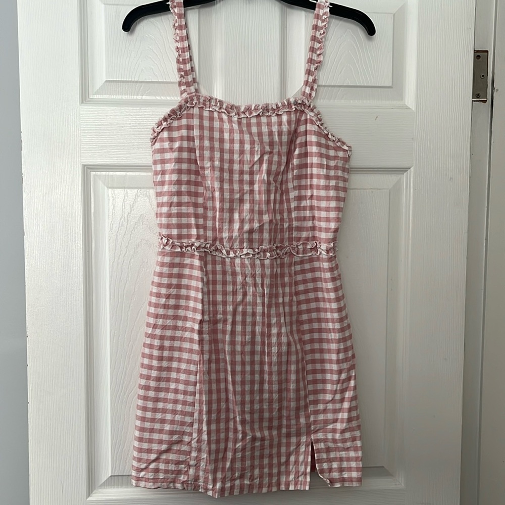 COPY - Pink checker dress